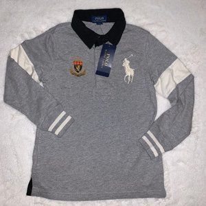 NWT Polo Ralph Lauren Size 5 Heather Grey Polo Shirt